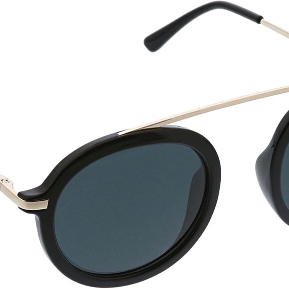 Women's Polarized Sunglasses No Correction Round Frame UV400 Light Durable - Picture 2 of 5